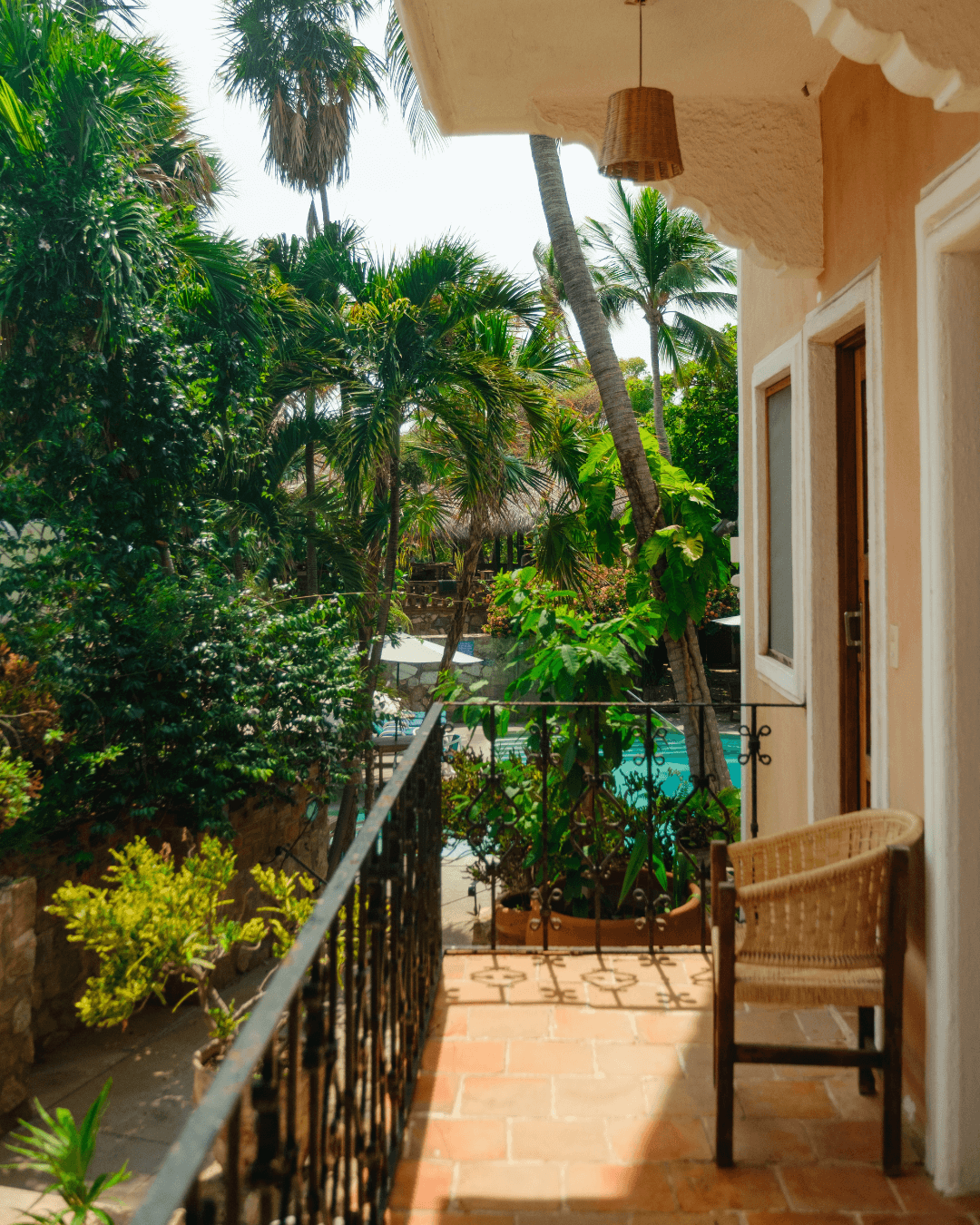 Vista de habitaciones